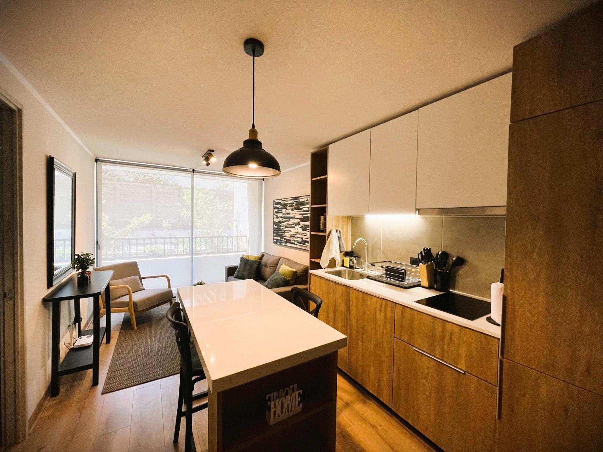 Apartamento Hom I Amplio Y Comodo Depto 1d1b 2pax Santiago